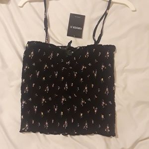 Floral crop top